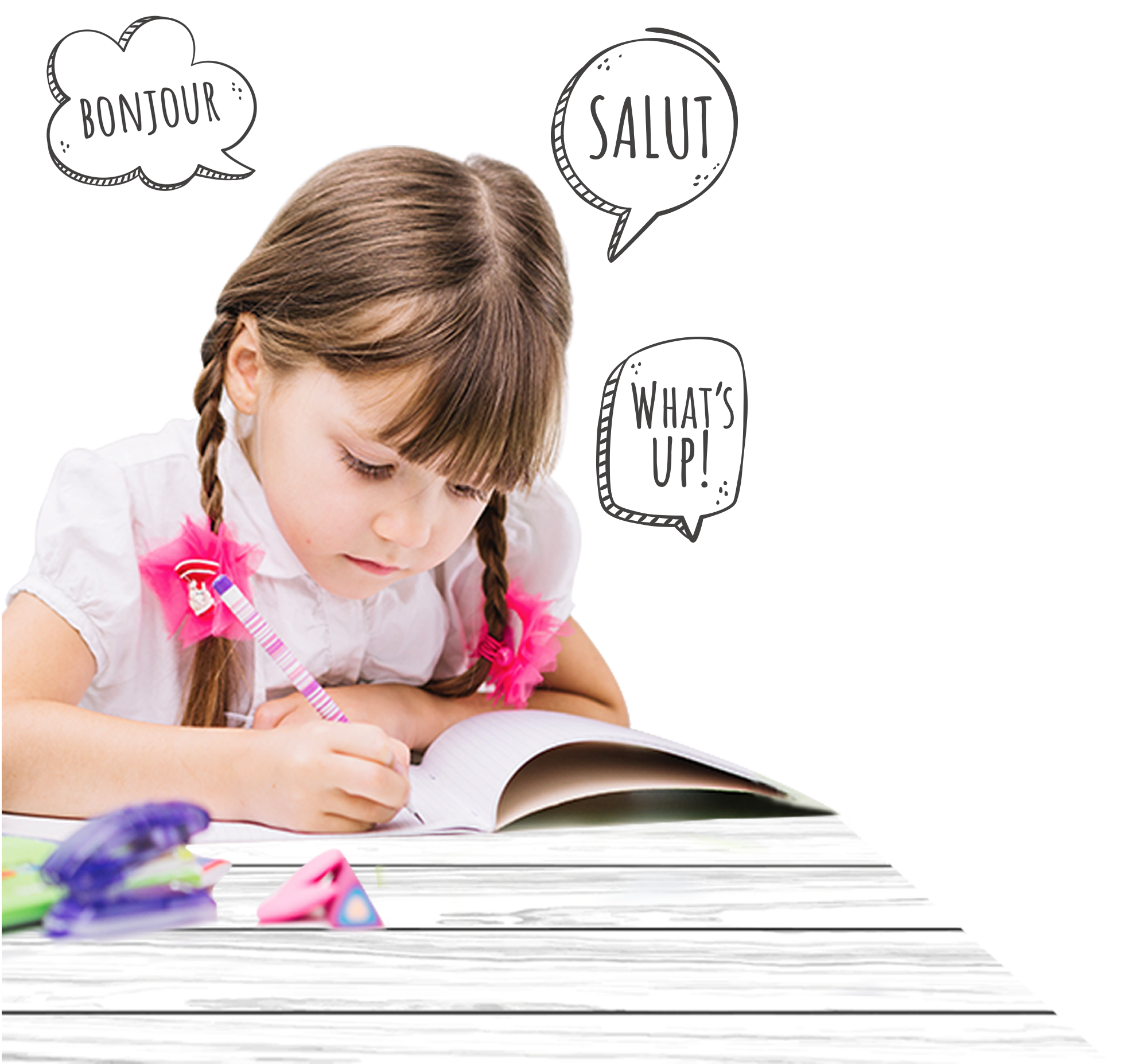 Wellington niña escritorio